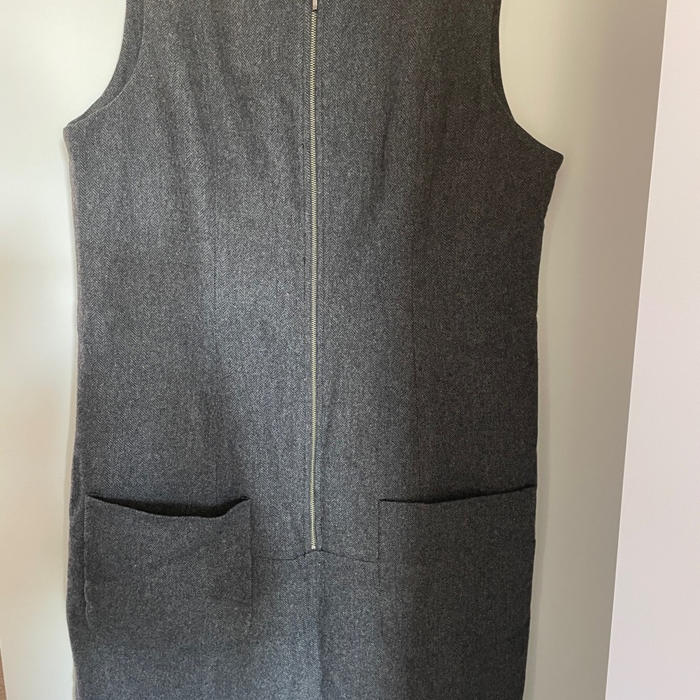 RW&CO. Charcoal Sleeveless Dress with Zipper